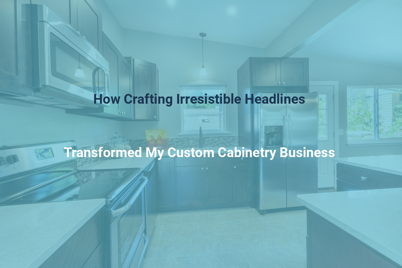 How Crafting Irresistible Headlines Transformed My Custom Cabinetry Business