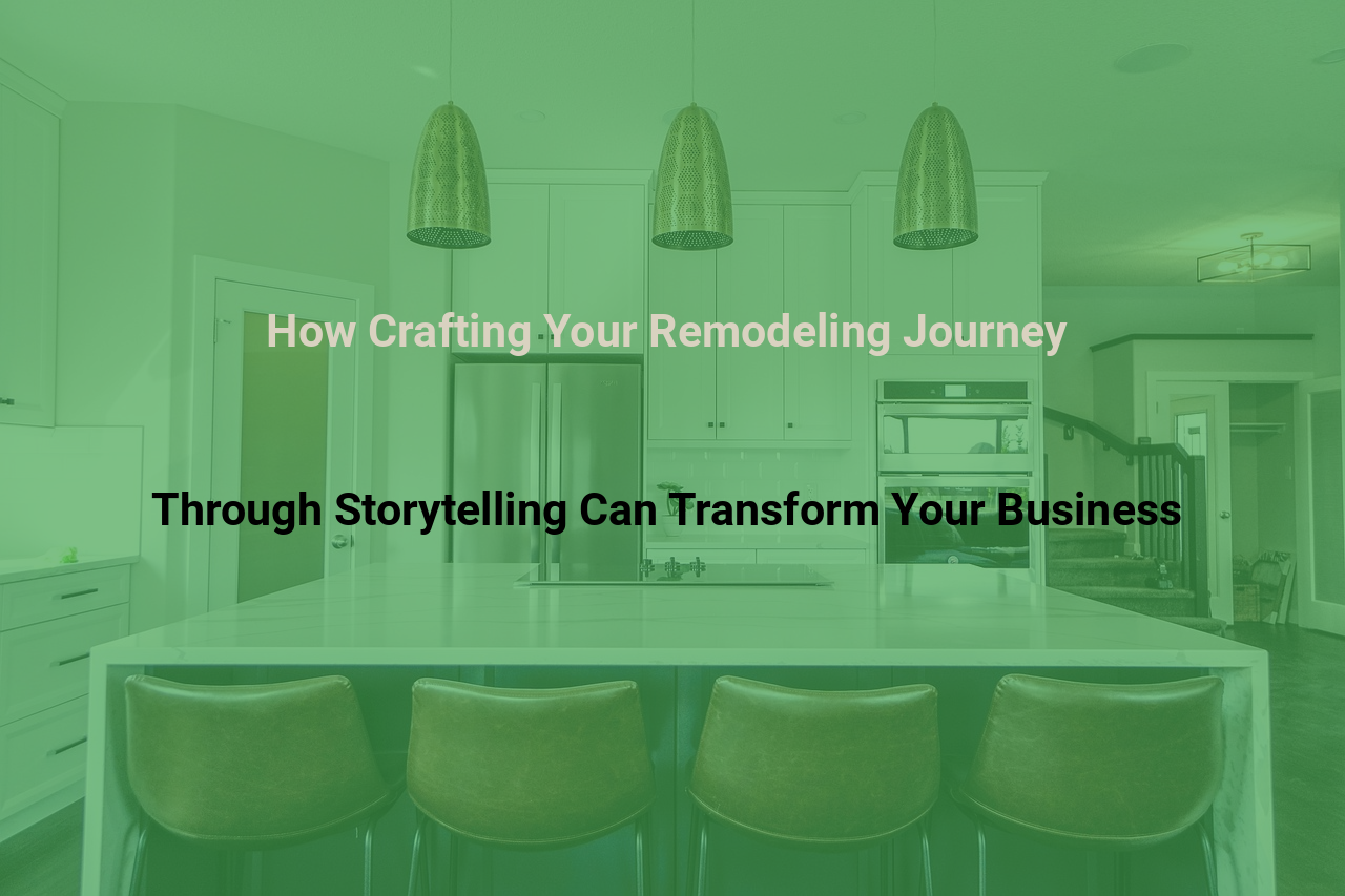 How Crafting Your Remodeling Journey Through Storytelling Can Transform Your Business
