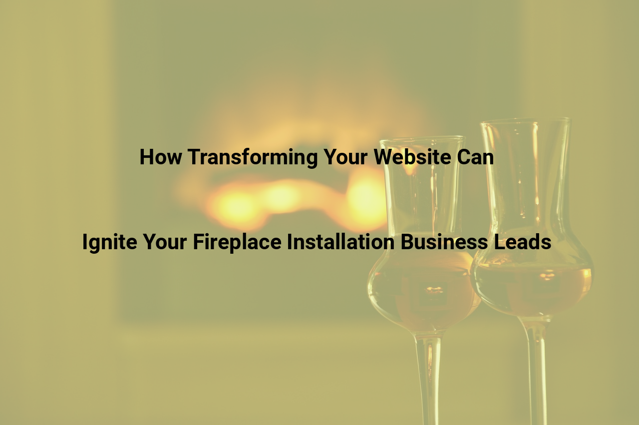 How Transforming Your Website Can Ignite Your Fireplace Installation Business Leads