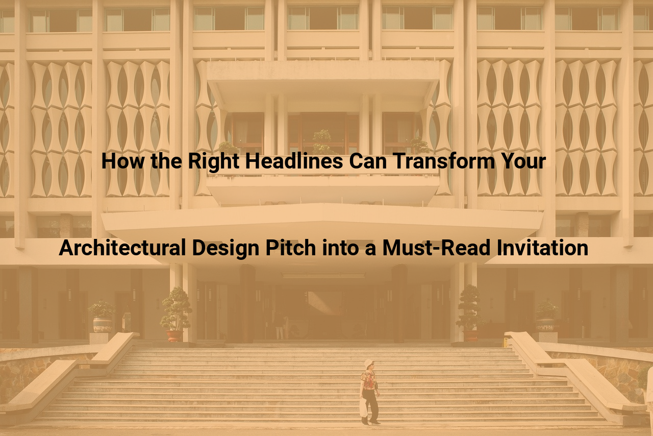 How the Right Headlines Can Transform Your Architectural Design Pitch into a Must Read Invitation